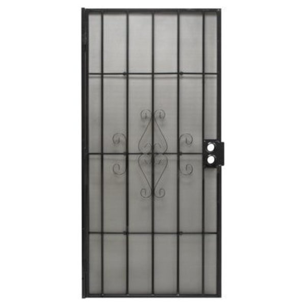 Precision Screen & Security Prod 38 BLK STL Secur Door 3818BK3068